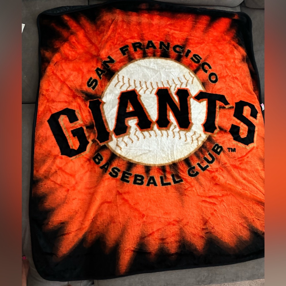 San Francisco Giants Baseball Club Blanket